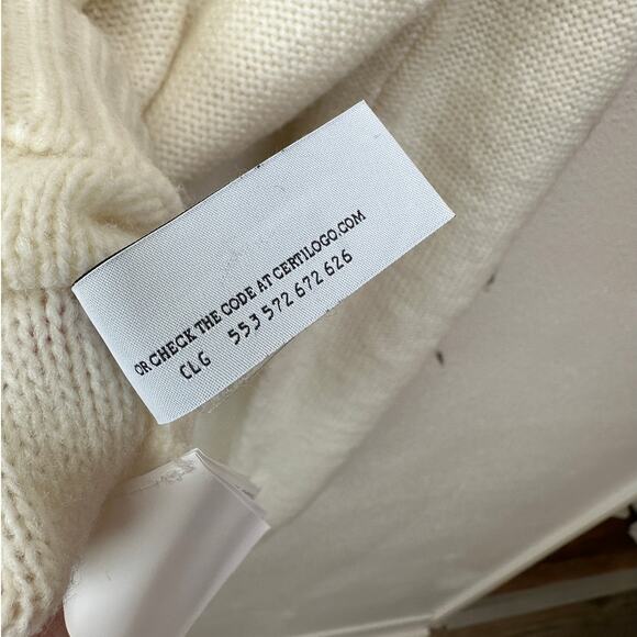 Off-White Reverse Arrow Diag Knit Crew Sweater White / Green - Picture 11 of 16